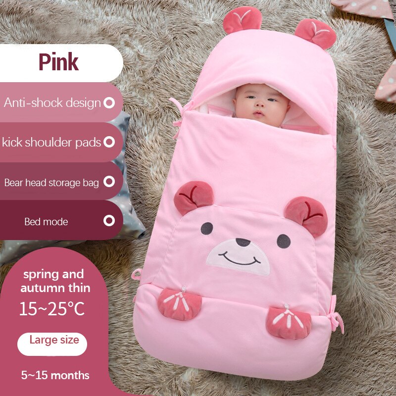 Plush Bear Warm Sleeping Bag