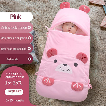 Plush Bear Warm Sleeping Bag