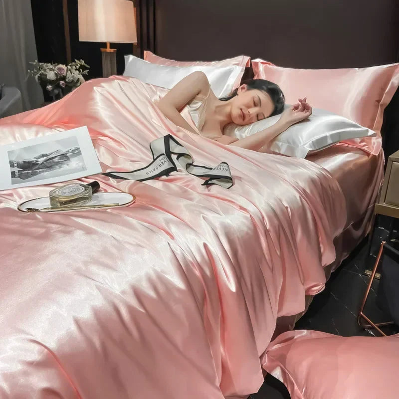 Luxurious Smooth Silk Bedding Set