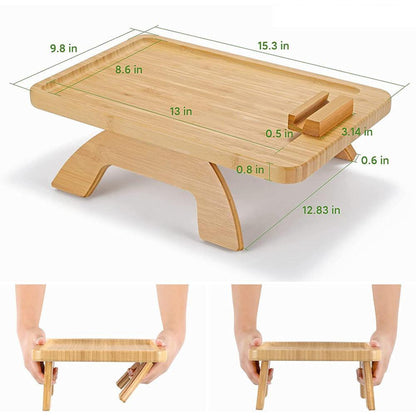 Cozy Wooden Sofa Tray Table