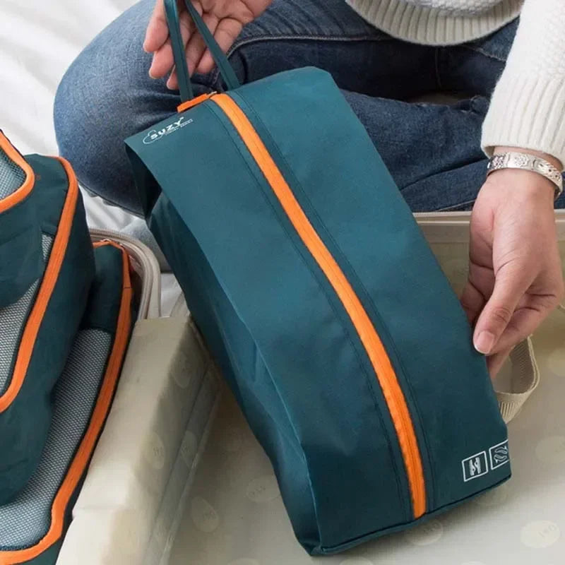 Compact Travel Bag Set 7-Piece Luggage Organizer