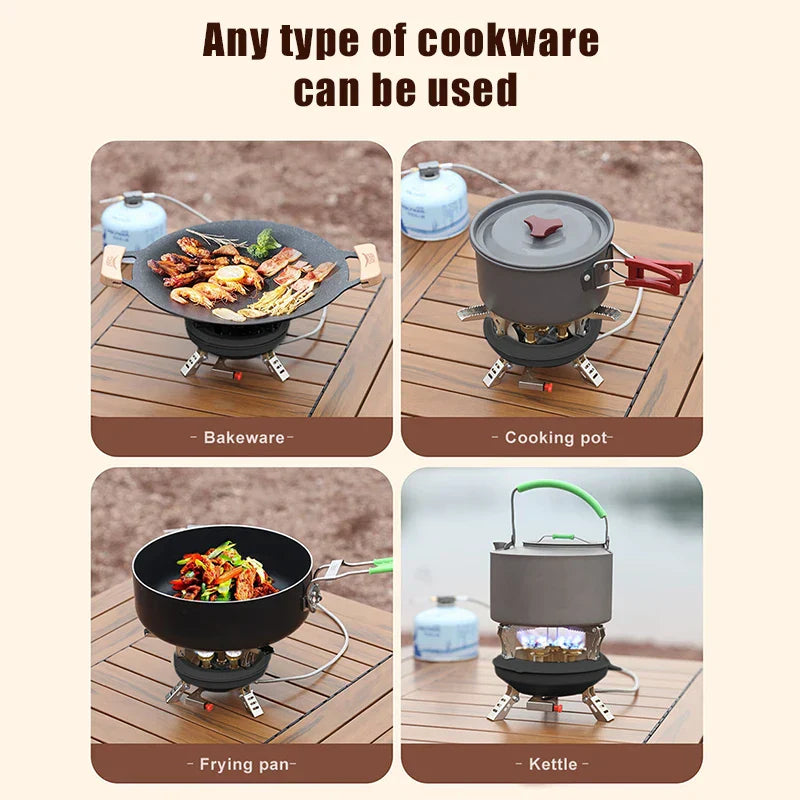 Portable Camping Gas Stove with Auto Ignition