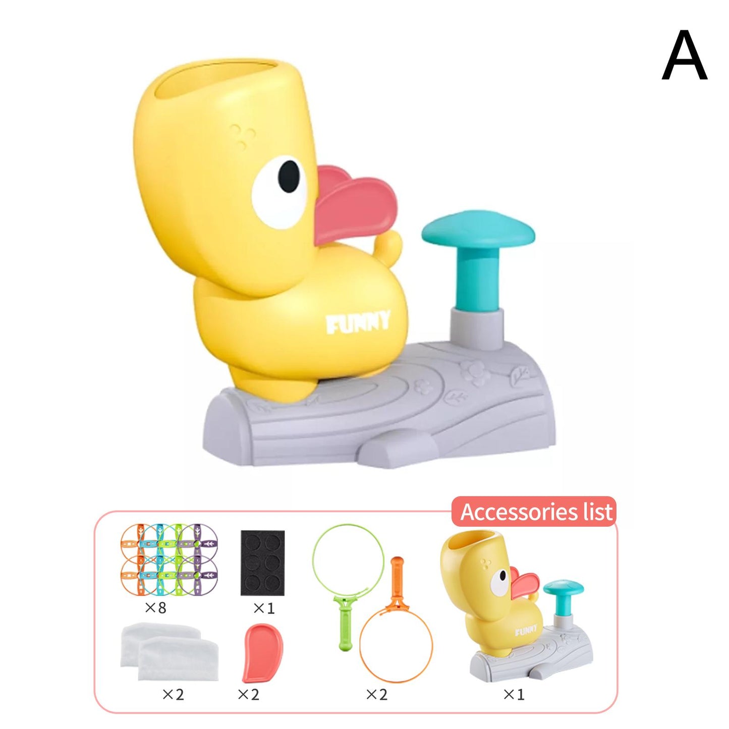 Exciting Outdoor Flying Disk Thrower Toy