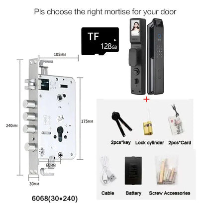 Smart Keyless Fingerprint Door Lock Security System