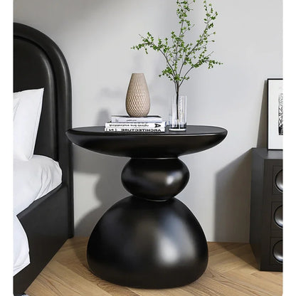 Modern Minimalist Coffee Table in White Wood