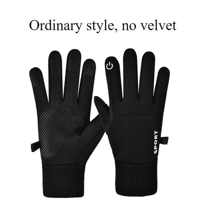 Insulated Water Resistant Snow Gloves with Touchscreen Tips