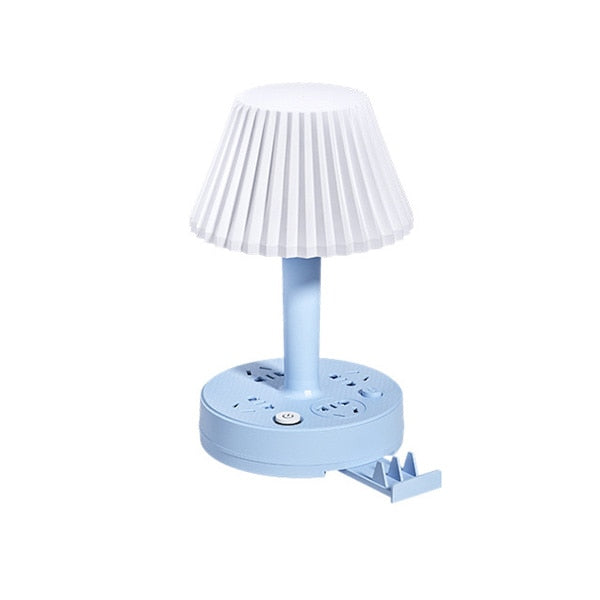Compact Office Lamp with Phone Holder and Eye Care