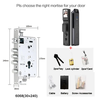 Smart Keyless Fingerprint Door Lock Security System