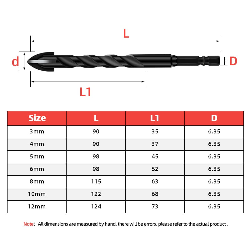 Premium Fast Cross Hex Drill Bit Set