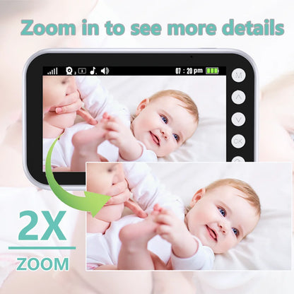 Baby Camera with Night Vision and Soothing Sounds