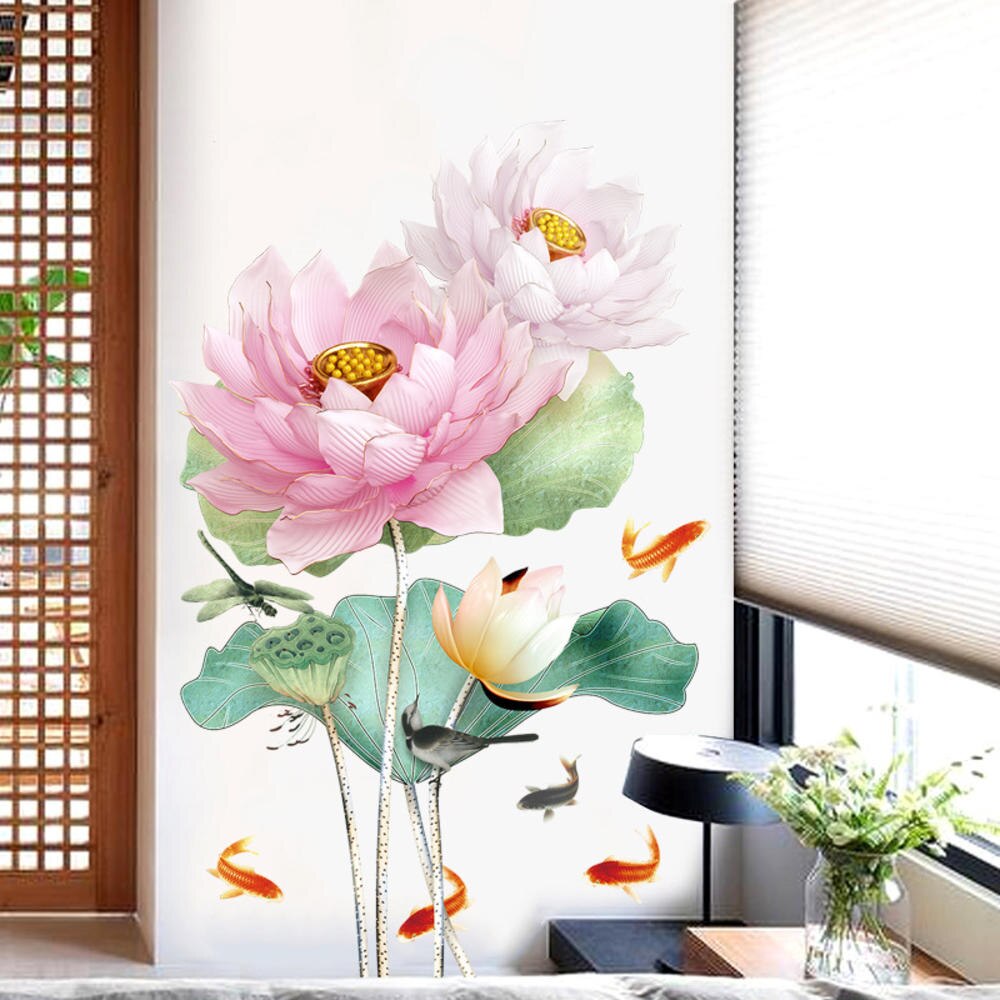 Beautiful Floral Wall Sticker Decor