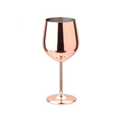 Premium Metal Wine Glass - Luxicro