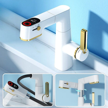 Automatic Sensor LED Faucet with Digital Thermometer - Luxicro