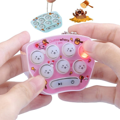 Fun Mini Whack a Mole Keychain Game
