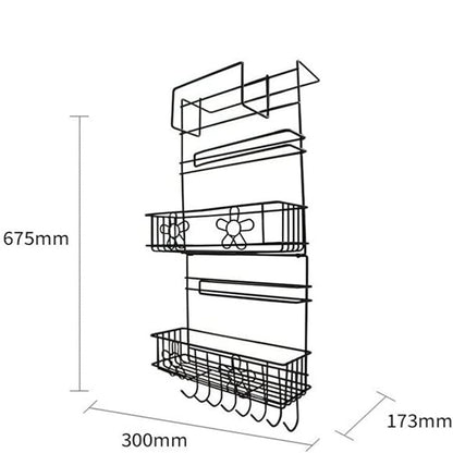 Compact Kitchen Fridge Storage Shelf