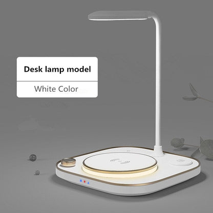 Smart LED Desk Lamp with Fast Wireless Charging