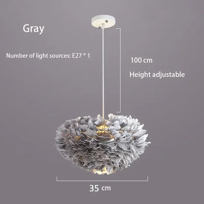 Simple White Pendant Light Fixture