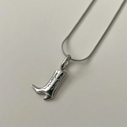 Country Style Boot Chain Necklace