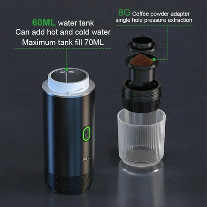 Compact Travel Espresso Coffee Brewer