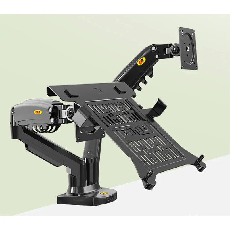 Adjustable Dual Arm Laptop Desk Holder Mount