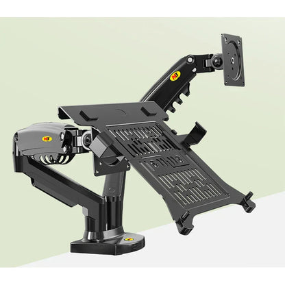 Adjustable Dual Arm Laptop Desk Holder Mount