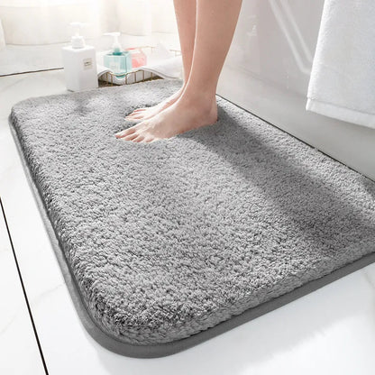 Plush Bathroom Rug - Soft and Slip Resistant Mat - Luxicro