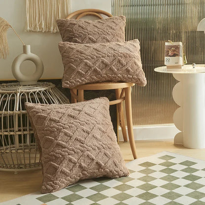 Colorful Shape Decorative Pillow Case