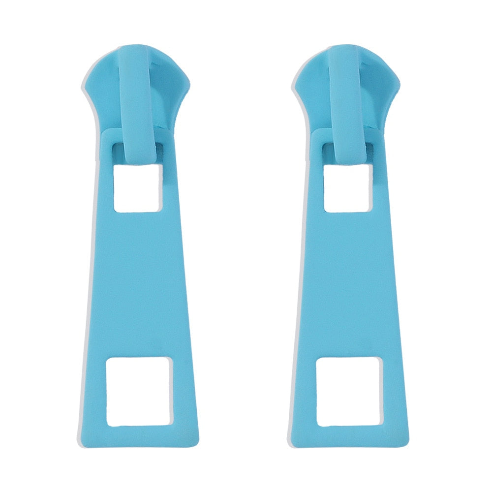 Stylish Mini Zipper Earrings