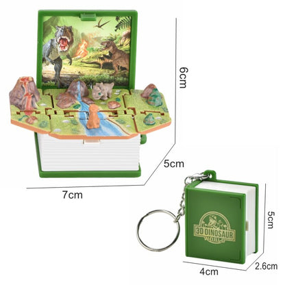 Colorful 3D T-Rex Small Keychain Figure