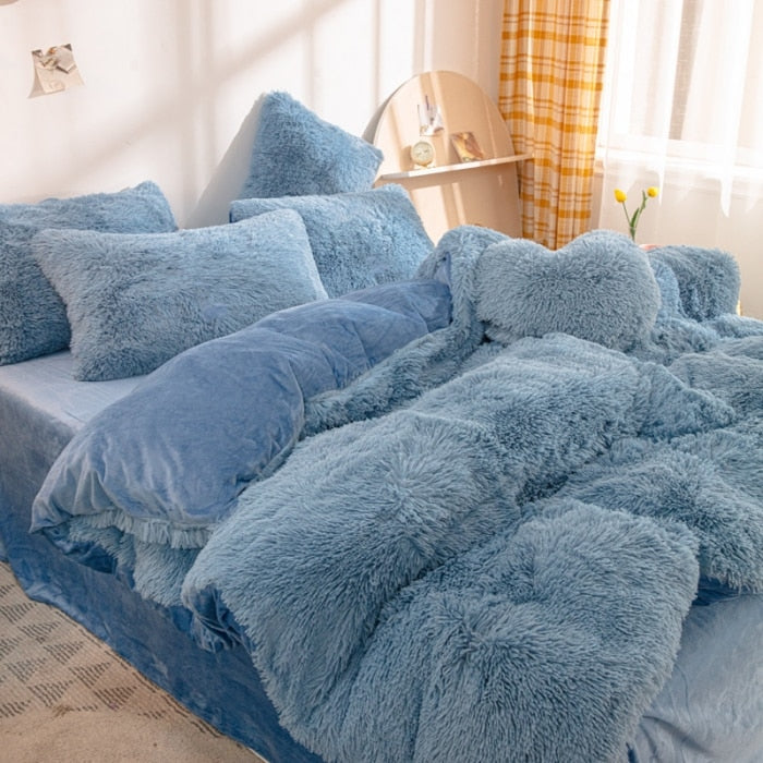 Cozy Fleece Bedding Sheet Set
