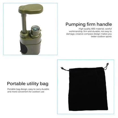 Compact Outdoor Water Filter Emergency Kit