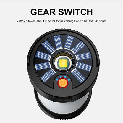 Compact Solar Powered Outdoor Camping Lantern