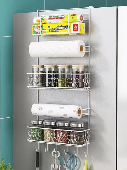 Compact Kitchen Fridge Storage Shelf