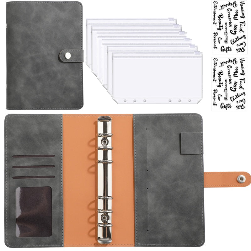 Luxury Leather Wallet Journal Planner Combo
