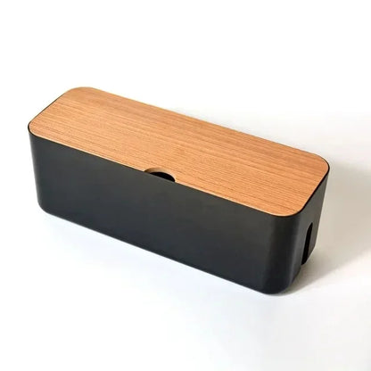 Compact Office Cord Storage Box