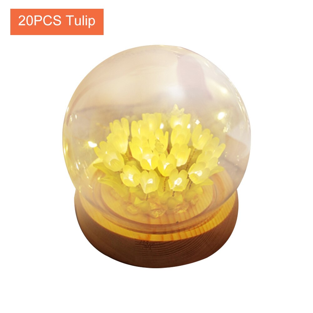 Decorative Flower Bedside Lamp