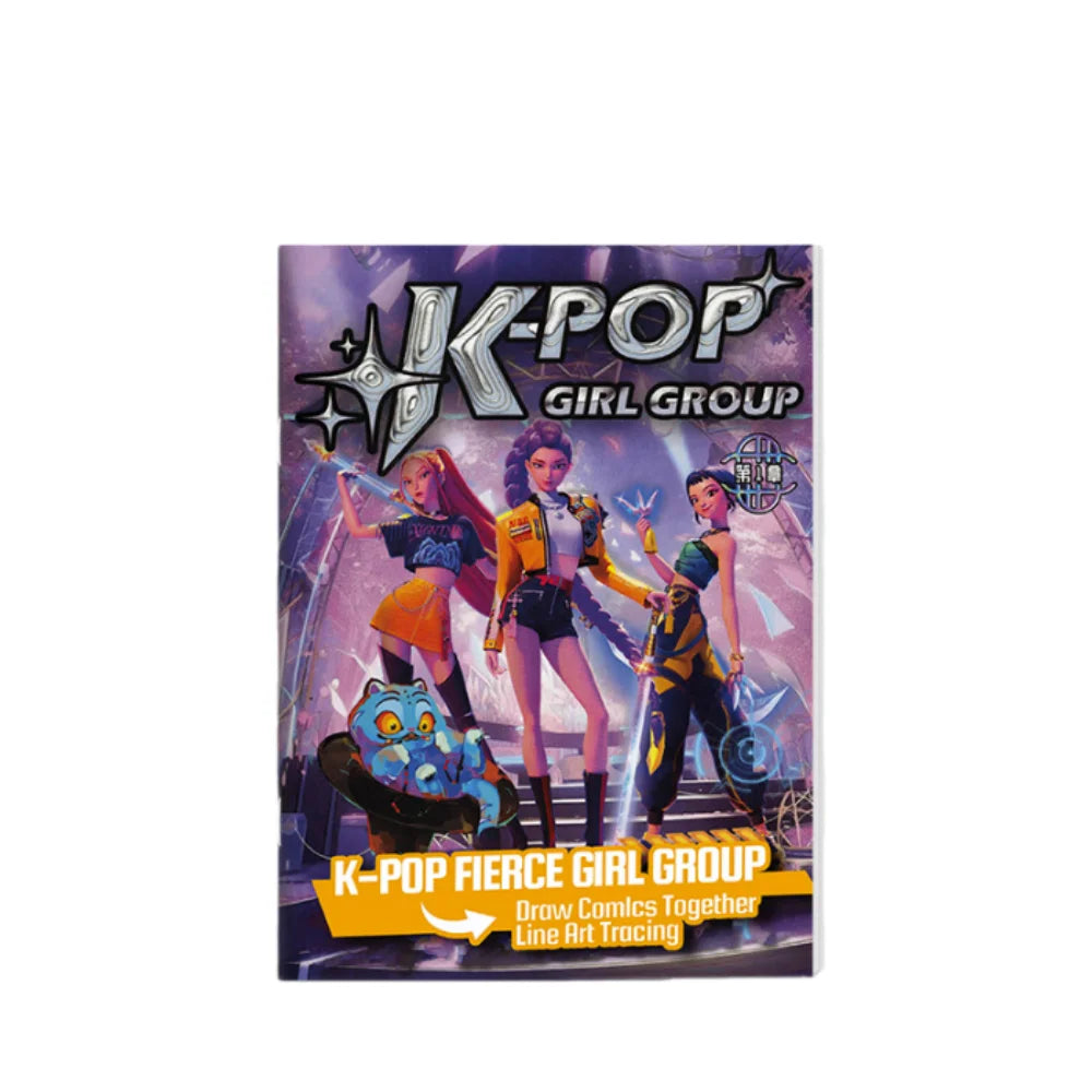 Fun Kpop Anime Manga Coloring Book for Kids