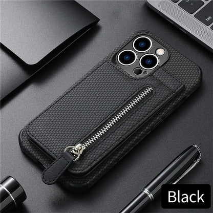 Luxicro Slim Zip Phone Wallet Case