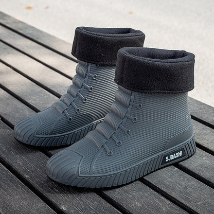 Comfortable Women's Rain Shoes With Grip Soles