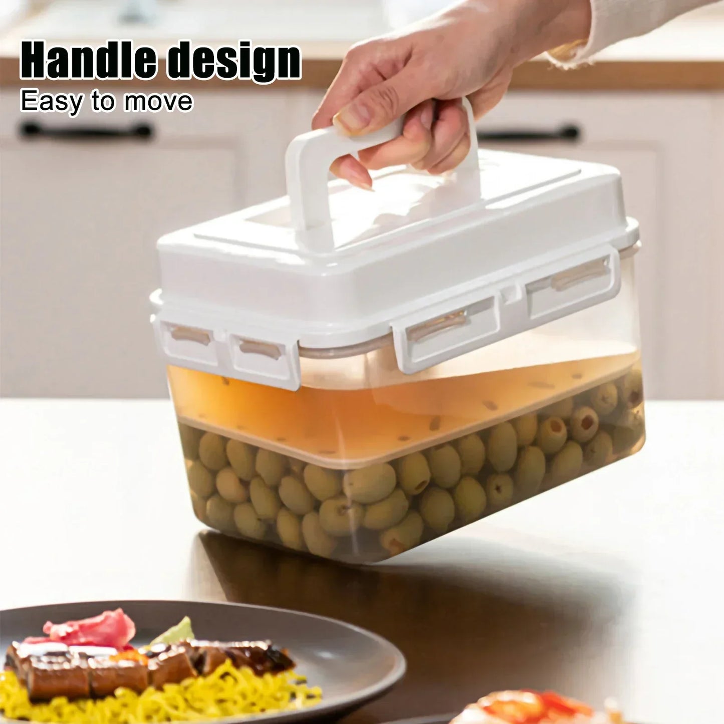 Clear Kitchen Storage Fermenting Jar