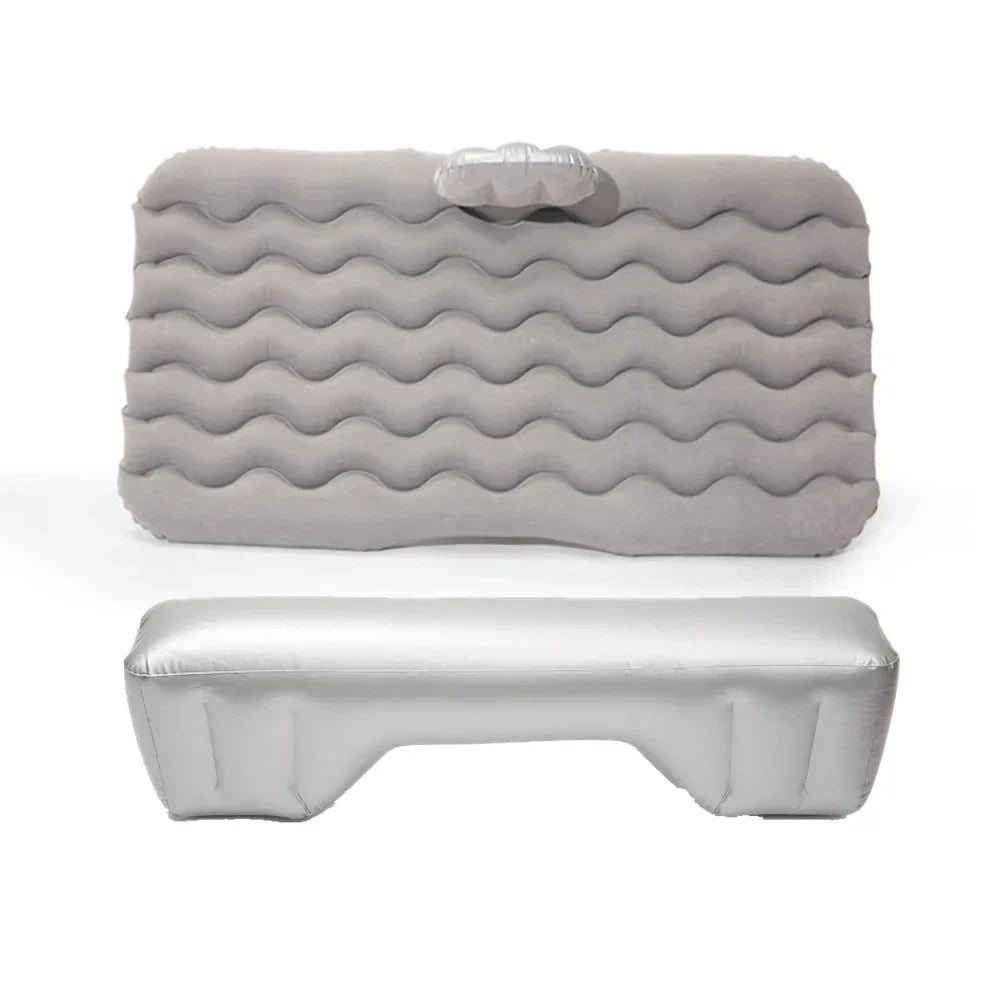 Inflatable Car Travel Bed with Pillow & Patch Kit