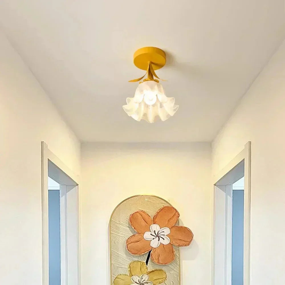 Delicate Flower Hanging Light