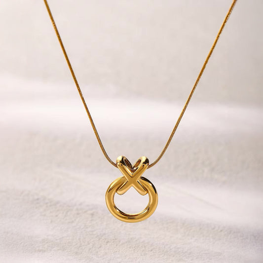 Dainty Double Layer Chain Necklace - Luxicro