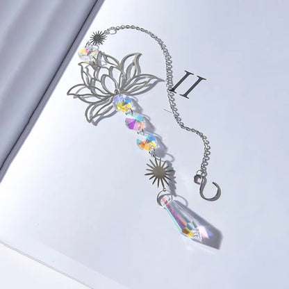 Beautiful Glass Crystal Wind Chime for Home Decor - Luxicro