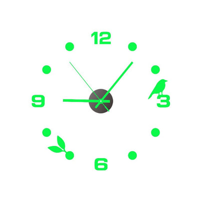 Modern 3D Glow Silent Wall Clock
