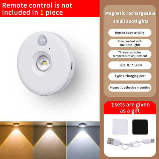 Automatic LED Bedside Nightlight, Adjustable and Portable - Luxicro
