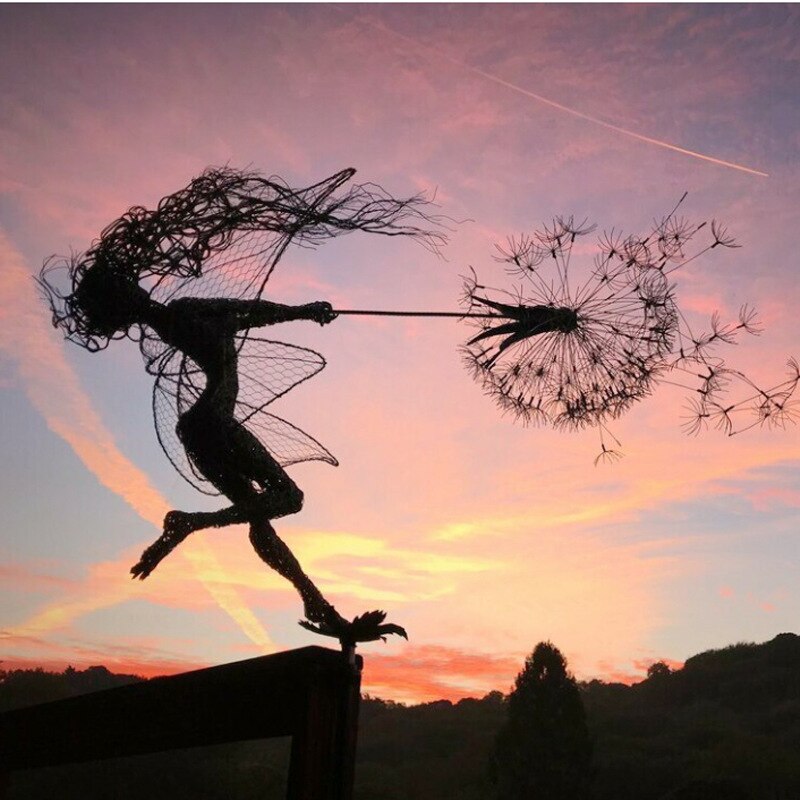 Enchanting Fairy Figurines: Cute Outdoor Decor