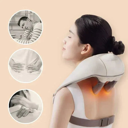 Heated Neck and Back Pain Relief Wrap
