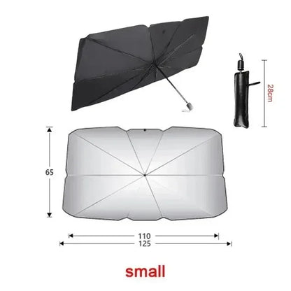 Portable Car Sun Shade Foldable UV Protector - Luxicro