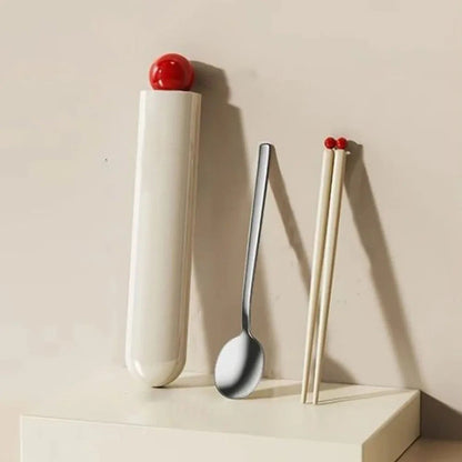 Compact Travel Chopstick Utensil Set